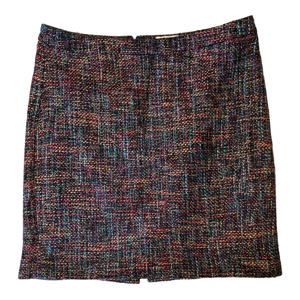 Ann Taylor Loft Women’s Size 12 Multicolor Tweed Pencil Skirt